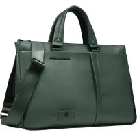 Деловая сумка мужская Piquadro Russel CA4021W137/VE с отделением для ноутбука 15.6" хаки натур.кожа