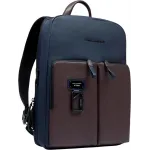 Рюкзак Piquadro Harper CA6311AP/BLUTM синий/коричневый кожа