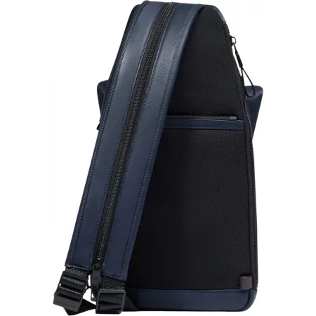 Рюкзак слинг Piquadro Harper CA6784AP/BLUTM синий/коричневый кожа