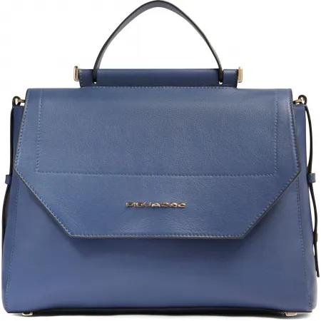 Сумка женская Piquadro Circle BD6777W92/BLU4 синяя натур.кожа Сумка женская Piquadro Circle BD6777W92/BLU4 синяя натур.кожа