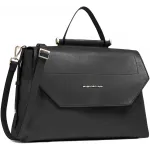 Деловая сумка женская Piquadro Circle BD6778W92/N с отделением для ноутбука 14" черная натур.кожа