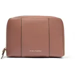 Косметичка Piquadro Circle BY6543W92/MBE коричневый/бежевый натур.кожа