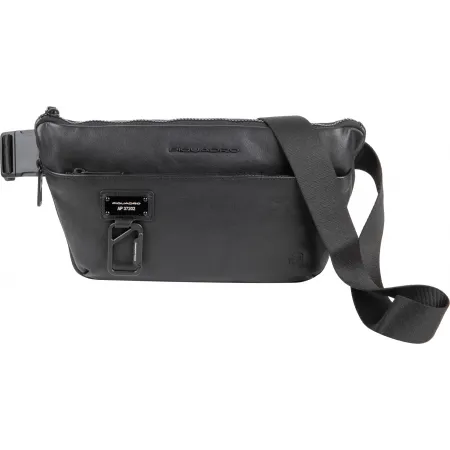 Рюкзак слинг Piquadro Harper CA6881AP/N черный кожа
