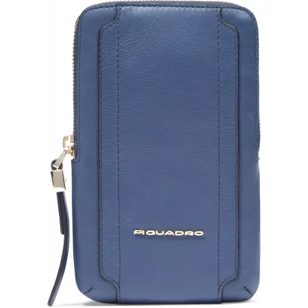 Чехол для смартфона Piquadro Circle AC6835W92R/BLU4 синий натур.кожа Чехол для смартфона Piquadro Circle AC6835W92R/BLU4 синий натур.кожа