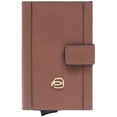 Чехол для кредитных карт Piquadro Lyra PP5649W92R/MBE коричневый/бежевый натур.кожа