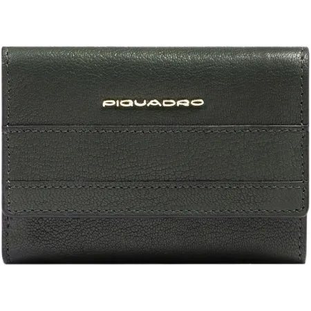 Кошелек женский Piquadro Patricia PD5216W140R/VE зеленый натур.кожа Кошелек женский Piquadro Patricia PD5216W140R/VE зеленый натур.кожа