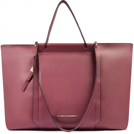 Деловая сумка женская Piquadro Circle BD3336W92/BO с отделением для ноутбука 14" бургунди натур.кожа Деловая сумка женская Piquadro Circle BD3336W92/BO с отделением для ноутбука 14" бургунди натур.кожа