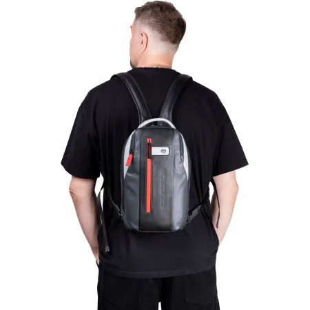 Рюкзак Piquadro Urban CA6801UB00/GRN серый/черный кожа