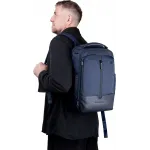 Рюкзак мужской Piquadro Marcel CA6823W138/BLU синий ткань/натур.кожа