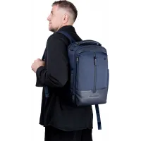 Рюкзак мужской Piquadro Marcel CA6823W138/BLU синий ткань/натур.кожа