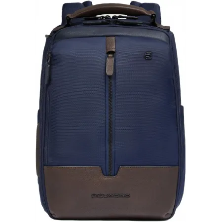 Рюкзак мужской Piquadro Marcel CA6823W138/BLUTM синий/коричневый ткань/натур.кожа