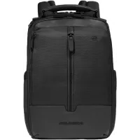 Рюкзак мужской Piquadro Marcel CA6823W138/N черный ткань/натур.кожа