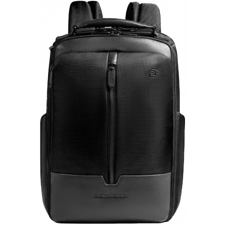 Рюкзак мужской Piquadro Marcel CA6849W138/N черный ткань/натур.кожа