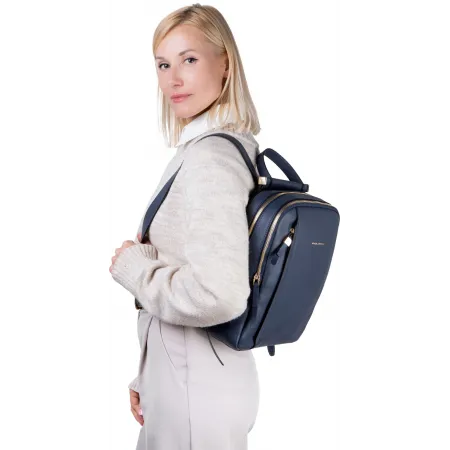 Рюкзак женский Piquadro Circle CA5566W92/BLU4 синий кожа