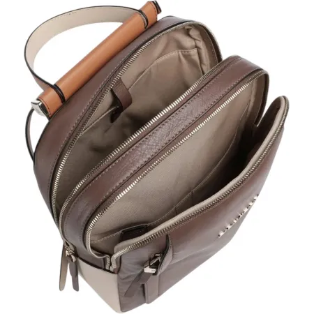 Рюкзак женский Piquadro Circle CA5566W92/MBE коричневый/бежевый кожа Рюкзак женский Piquadro Circle CA5566W92/MBE коричневый/бежевый кожа