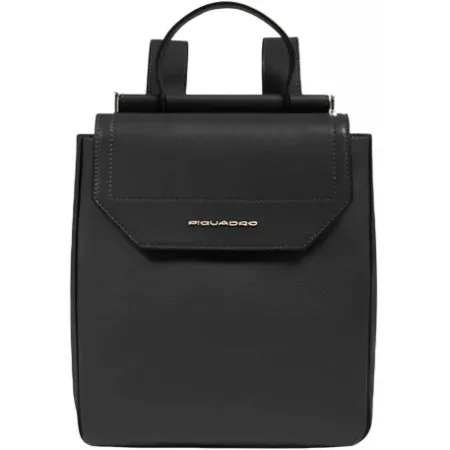Рюкзак женский Piquadro Circle CA6780W92/N черный кожа Рюкзак женский Piquadro Circle CA6780W92/N черный кожа