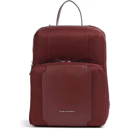 Рюкзак женский Piquadro Lyra CA6216W92T/BO бургунди ткань/натур.кожа