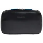 Чехол для кабелей и зарядки Piquadro Blue Square AC6895B2/N черный натур.кожа Чехол для кабелей и зарядки Piquadro Blue Square AC6895B2/N черный натур.кожа