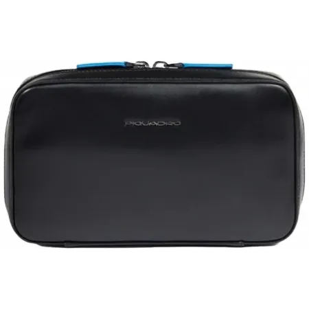 Чехол для кабелей и зарядки Piquadro Blue Square AC6895B2/N черный натур.кожа Чехол для кабелей и зарядки Piquadro Blue Square AC6895B2/N черный натур.кожа