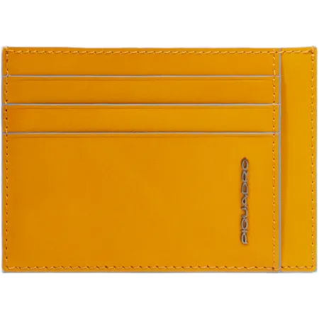 Чехол для кредитных карт Piquadro Blue Square PP2762B2R/G шафрановый натур.кожа Чехол для кредитных карт Piquadro Blue Square PP2762B2R/G шафрановый натур.кожа