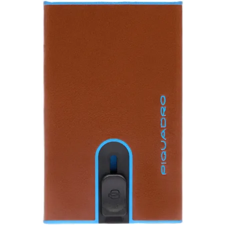 Чехол для кредитных карт Piquadro Blue Square PP4825B2BLR/M каштановый натур.кожа Чехол для кредитных карт Piquadro Blue Square PP4825B2BLR/M каштановый натур.кожа