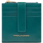 Чехол для кредитных карт Piquadro Blue Square PP6843B2R/OT3 синий петроль натур.кожа