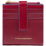 Чехол для кредитных карт Piquadro Blue Square PP6843B2R/R красный натур.кожа