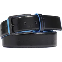 Ремень мужской Piquadro Blue Square CU6743B2/N ДА 125х3.5см черный натур.кожа