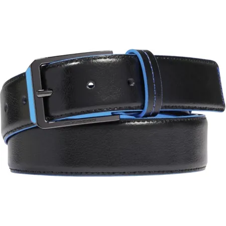 Ремень мужской Piquadro Blue Square CU6743B2/N ДА 125х3.5см черный натур.кожа