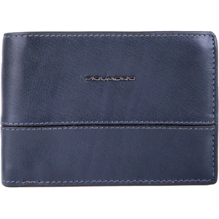 Кошелек мужской Piquadro Philip PU1392W136R/BLU синий натур.кожа