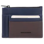 Кошелек мужской Piquadro Harper PP6854APR/BLUTM синий/коричневый натур.кожа