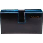 Кошелек женский Piquadro Blue Square PD1353B2R/N черный Кошелек женский Piquadro Blue Square PD1353B2R/N черный