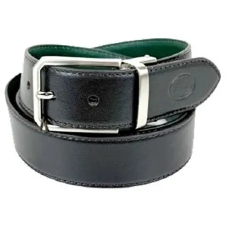 Ремень мужской The Bridge Brunelleschi 03450401/ZY 110х3.5см темно-коричневый/темно-зеленый натур.кожа