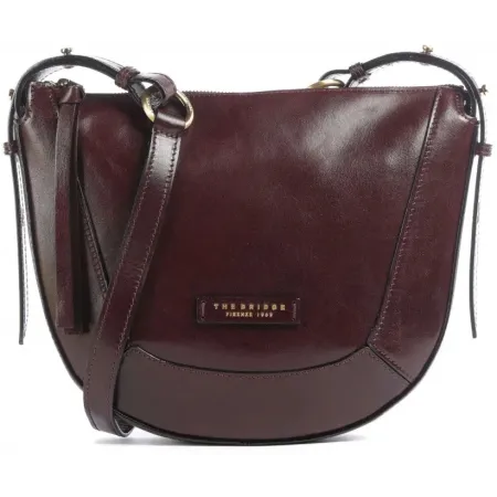 Сумка женская The Bridge Fedora 04320501/YF бургунди натур.кожа