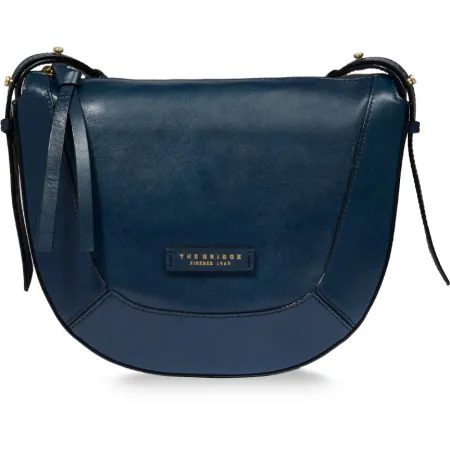 Сумка женская The Bridge Fedora 04320501/YH темно-синяя натур.кожа