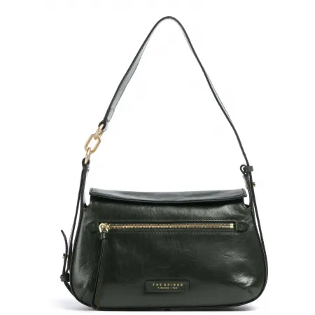 Сумка The Bridge Ingrid 04571501/I2 темно-зеленая натур.кожа