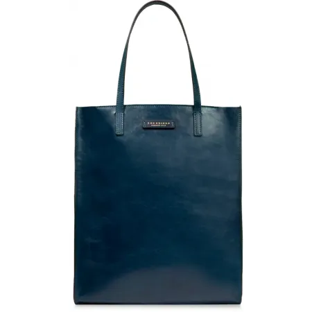Сумка шоппер The Bridge Mirra 04130401/YH темно-синяя натур.кожа Сумка шоппер The Bridge Mirra 04130401/YH темно-синяя натур.кожа
