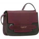 Сумка кросс-боди женская The Bridge Lucrezia Wow 0419200P/YW сливовая/зеленая натур.кожа/замша