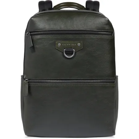 Рюкзак мужской The Bridge Iacopo 066905EX/YO темно-зеленый кожа