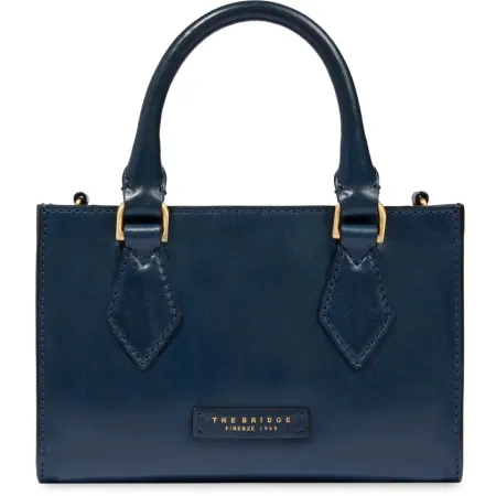 Сумка женская The Bridge Ida 04100501/ YH темно-синяя натур.кожа
