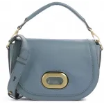 Сумка женская The Bridge Ilaria 04561501/KP голубая натур.кожа