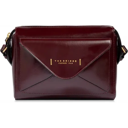 Сумка кросс-боди женская The Bridge Frida 04290401/YF бордовая натур.кожа Сумка кросс-боди женская The Bridge Frida 04290401/YF бордовая натур.кожа