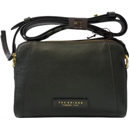 Сумка кросс-боди женская The Bridge Ines 045505EN/I2 темно-зеленая натур.кожа