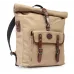 Рюкзак The Bridge Guido 061925FU/F7 роллтоп песочный/коричневый хлопок/натур.кожа