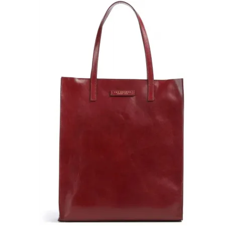 Сумка шоппер The Bridge Mirra 04130401/2E малиновая натур.кожа