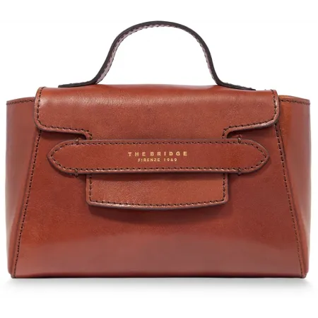 Сумка кросс-боди женская The Bridge Lucrezia 04153501/14 коричневая натур.кожа Сумка кросс-боди женская The Bridge Lucrezia 04153501/14 коричневая натур.кожа