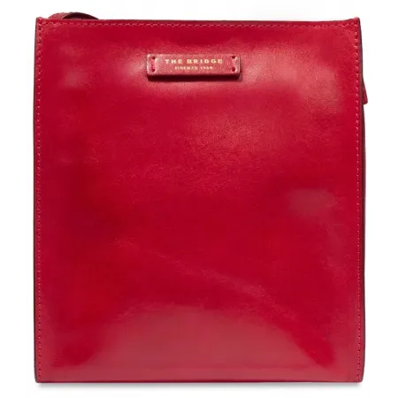 Сумка кросс-боди женская The Bridge Mirra 04160501/2E красная натур.кожа Сумка кросс-боди женская The Bridge Mirra 04160501/2E красная натур.кожа