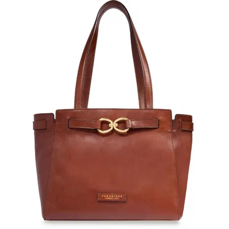 Сумка тоут женская The Bridge Isotta 04642501/14 коричневая натур.кожа