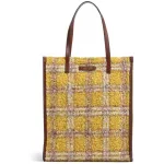 Сумка шоппер The Bridge Mirra 041304FY/YS желтая/коричневая текстиль/натур.кожа Сумка шоппер The Bridge Mirra 041304FY/YS желтая/коричневая текстиль/натур.кожа