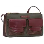 Сумка женская The Bridge Lucrezia Wow 0415050P/YW зеленая/бордовая натур.кожа/замша Сумка женская The Bridge Lucrezia Wow 0415050P/YW зеленая/бордовая натур.кожа/замша